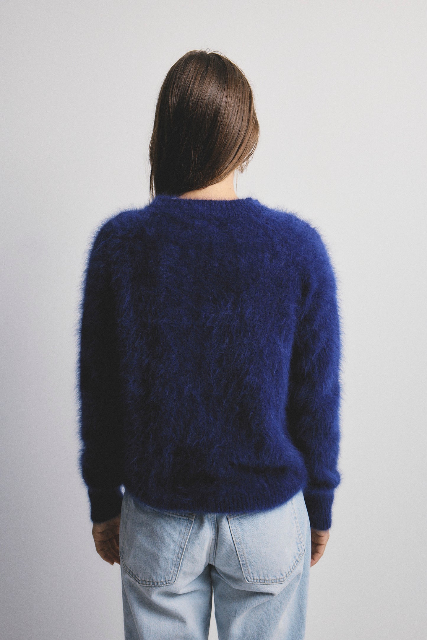 Adele Crew Neck Knit - Navy