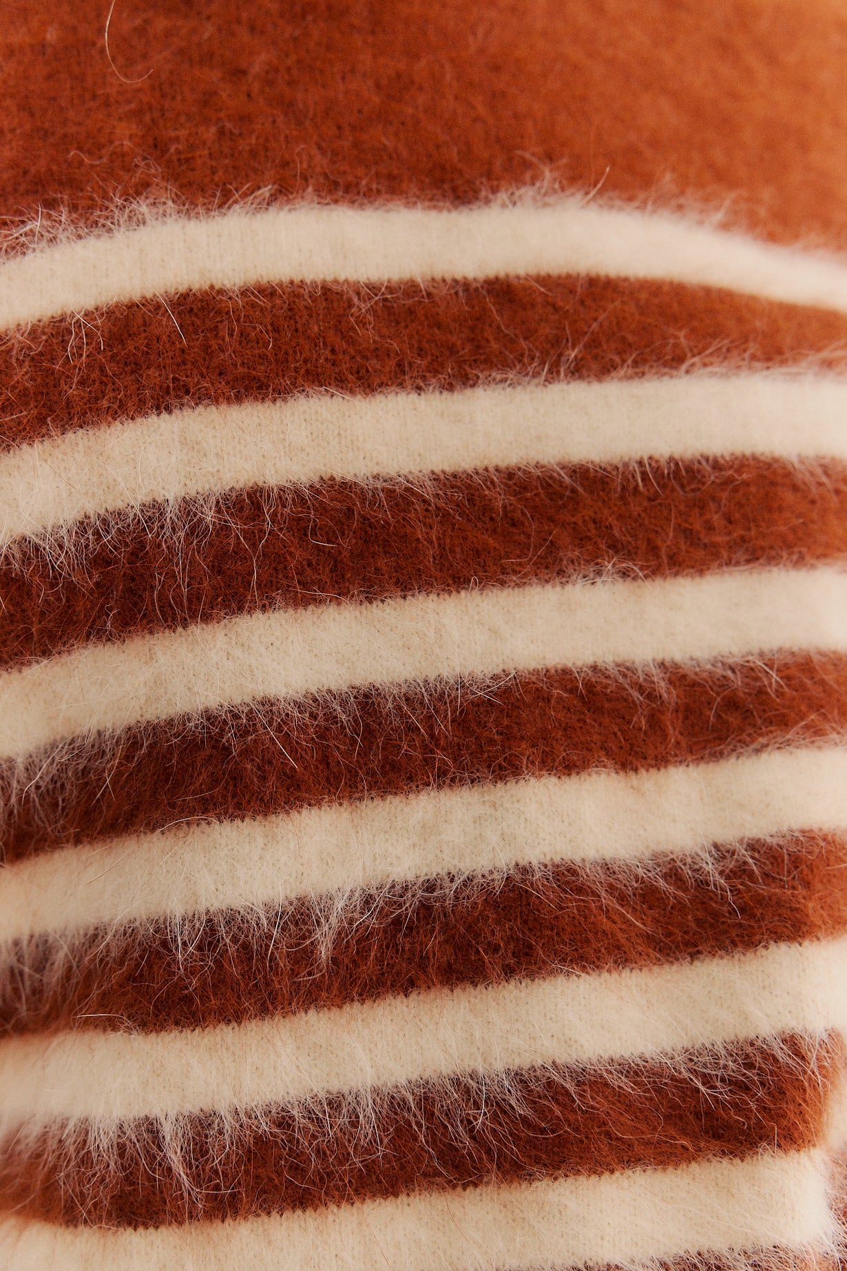 Tara Stripe Knit - Chocolate