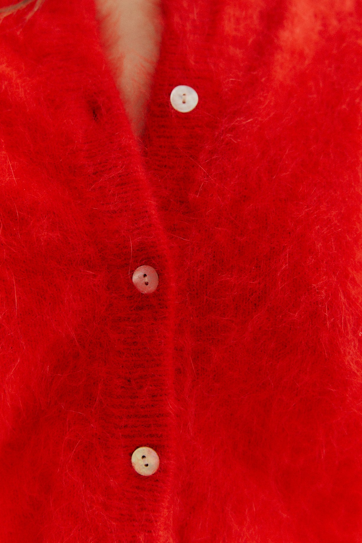 Frankie Crew Cardigan - Flame