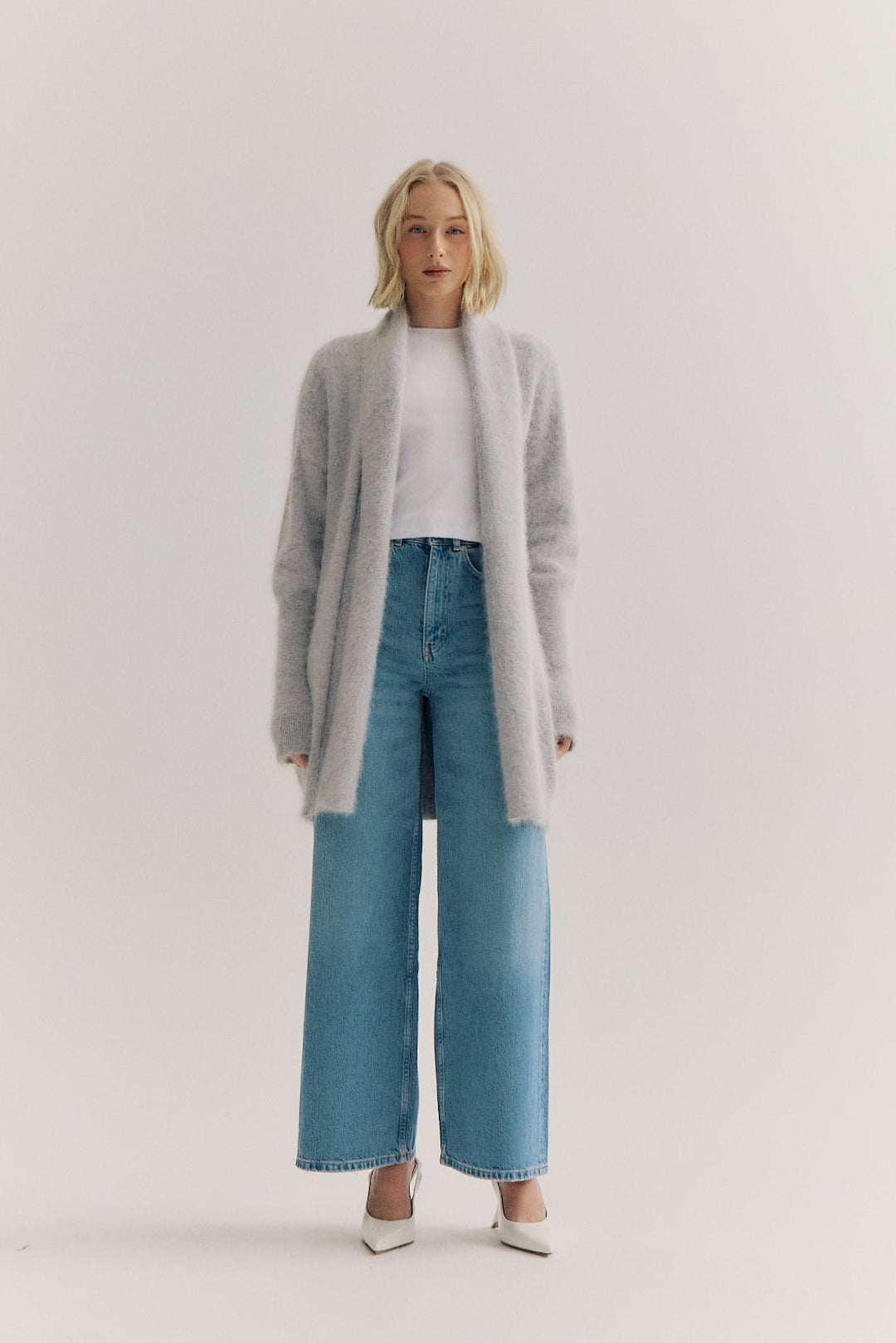 Sophia Cardigan - Light Grey