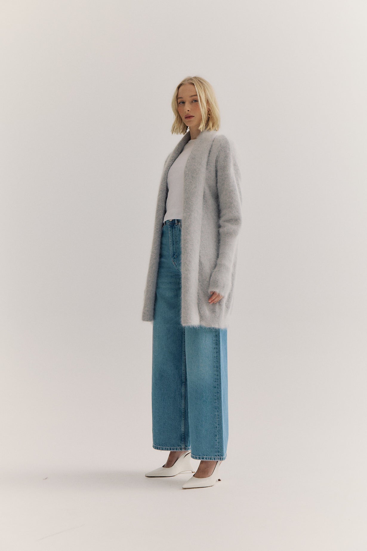 Sophia Cardigan - Light Grey