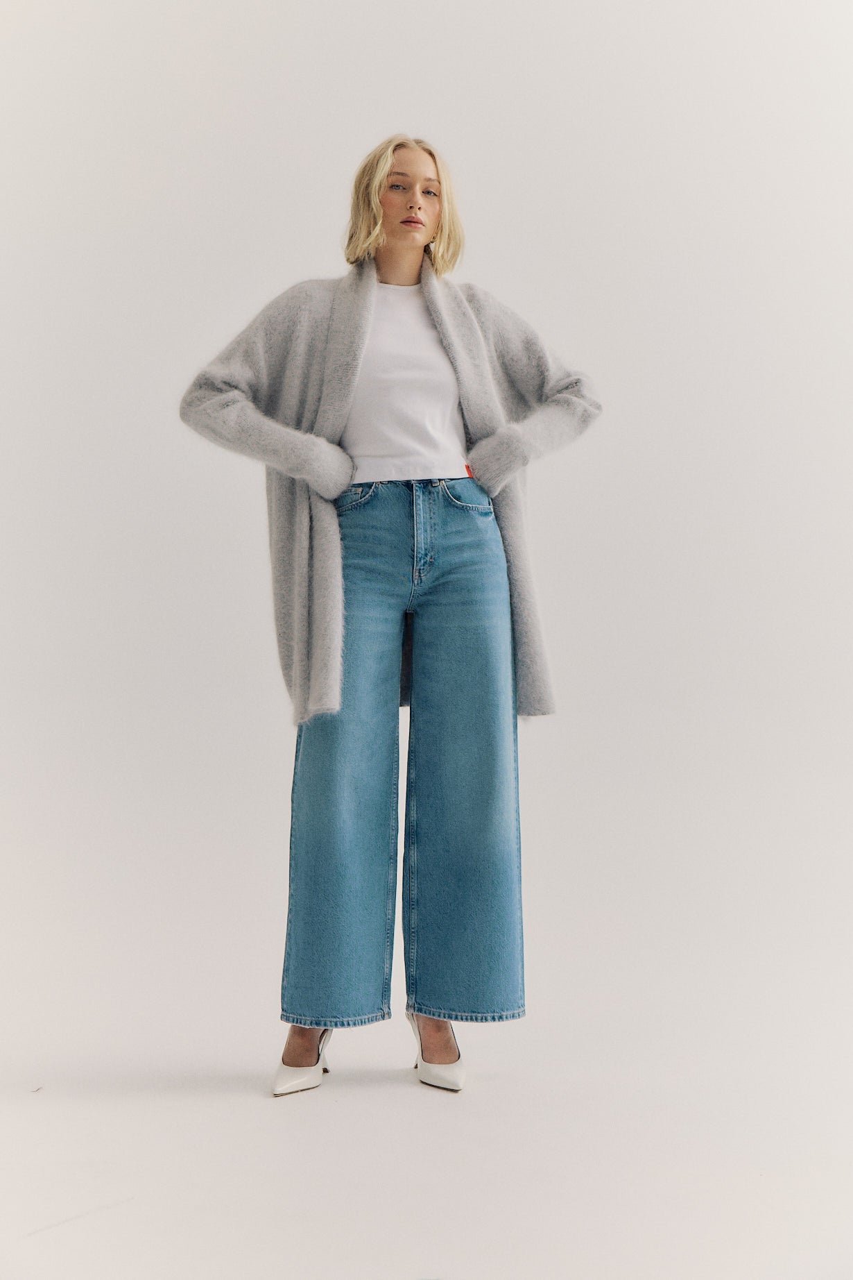 Sophia Cardigan - Light Grey