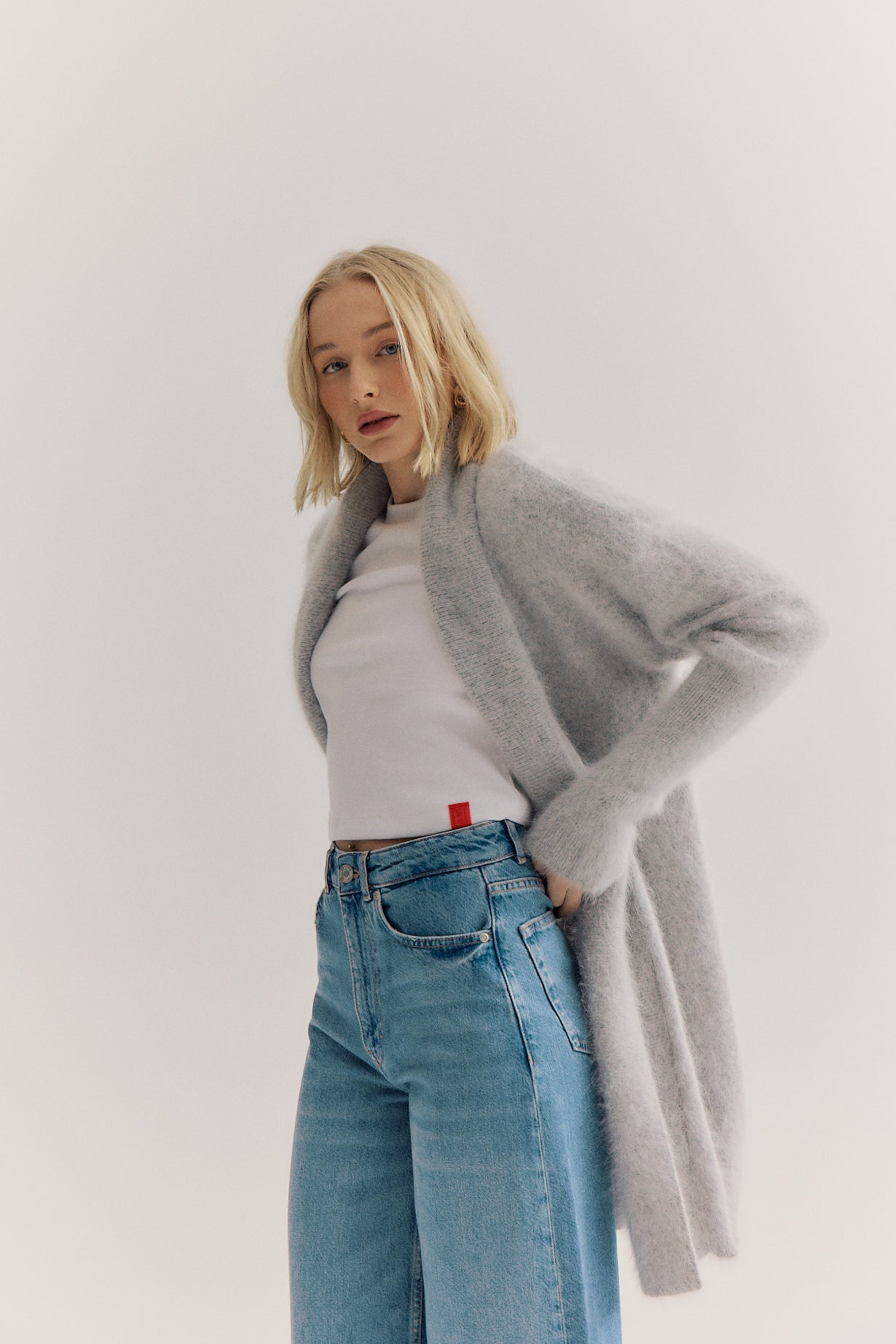 Sophia Cardigan - Light Grey