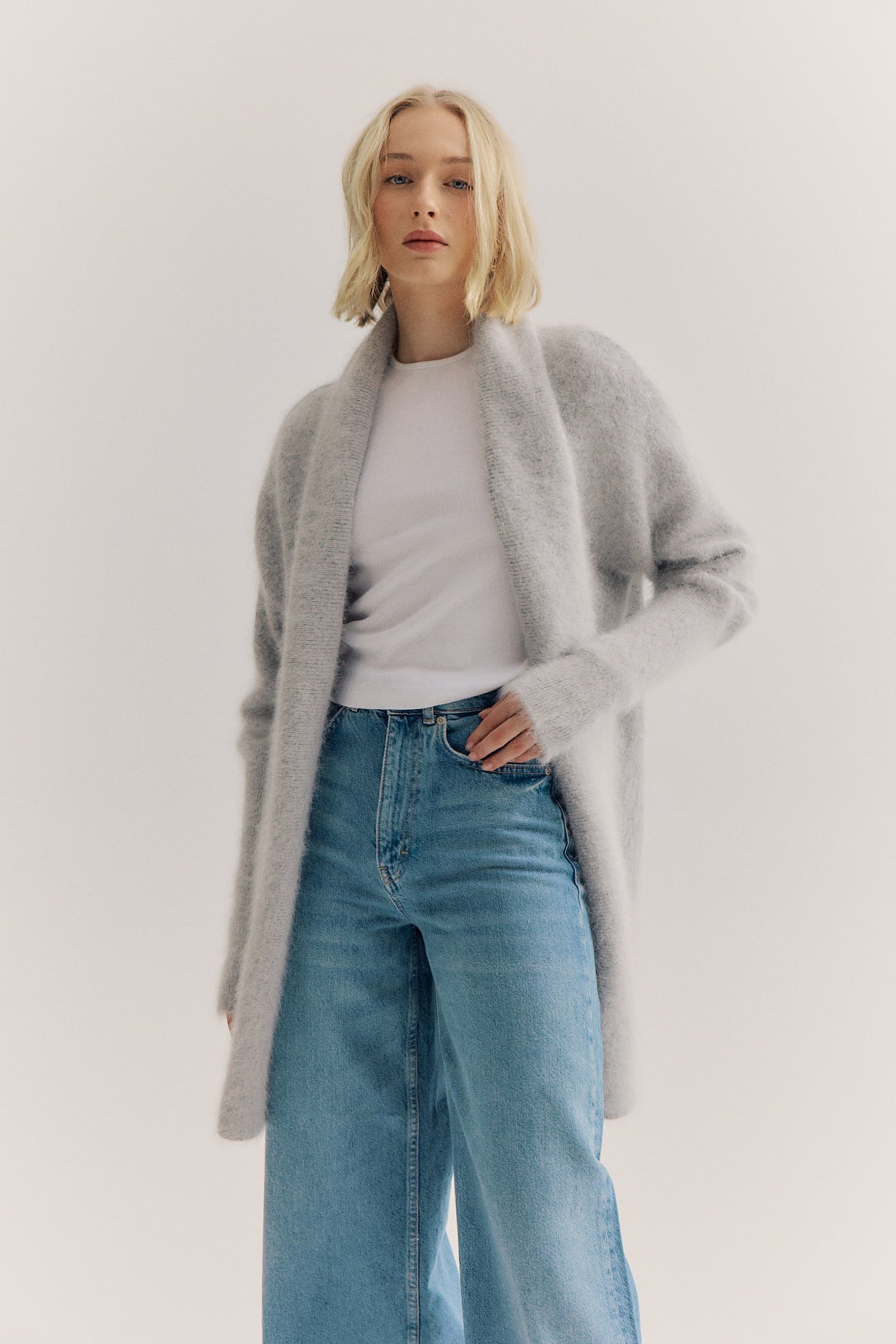 Sophia Cardigan - Light Grey