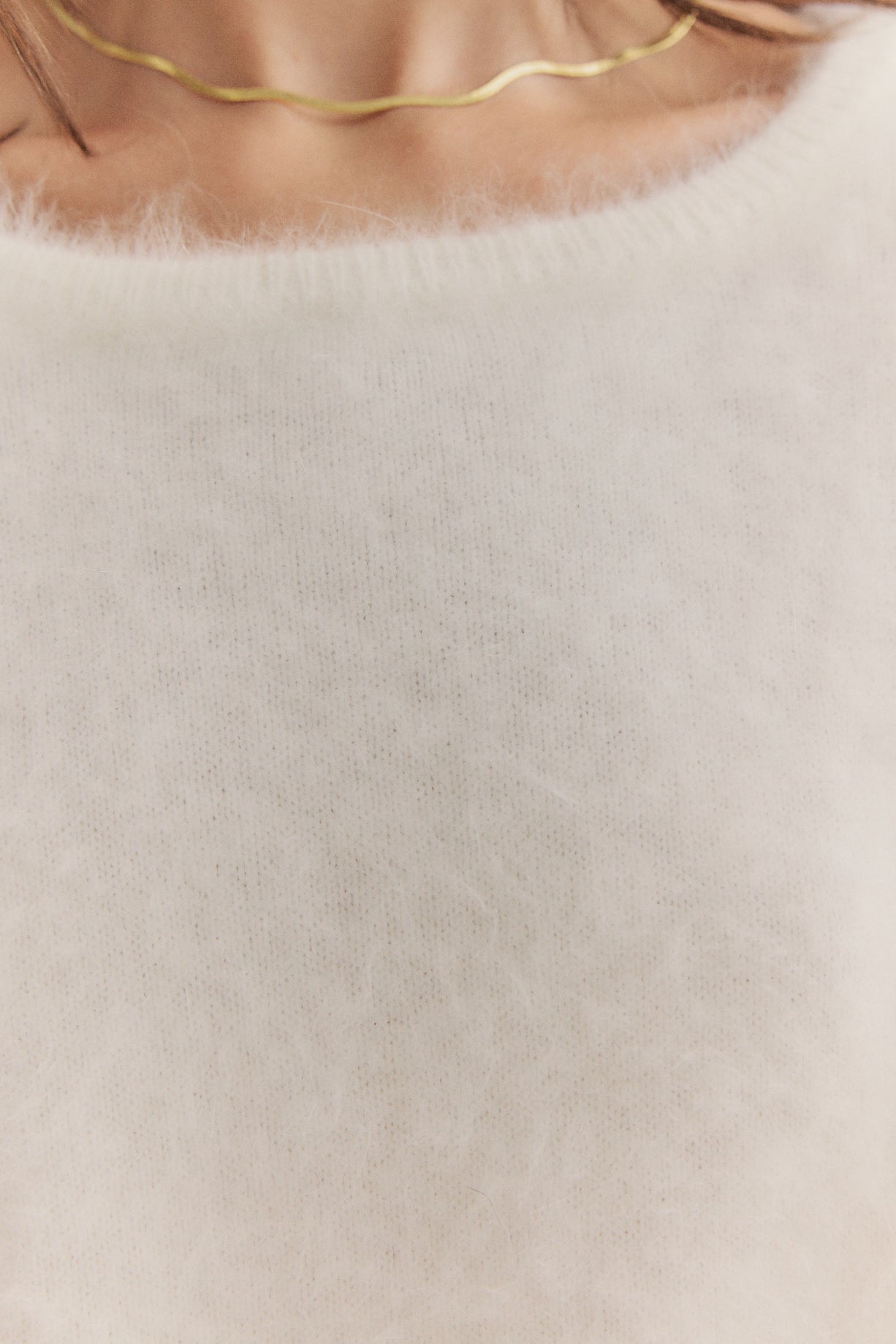 Stella Boat Neck Knit - Snow