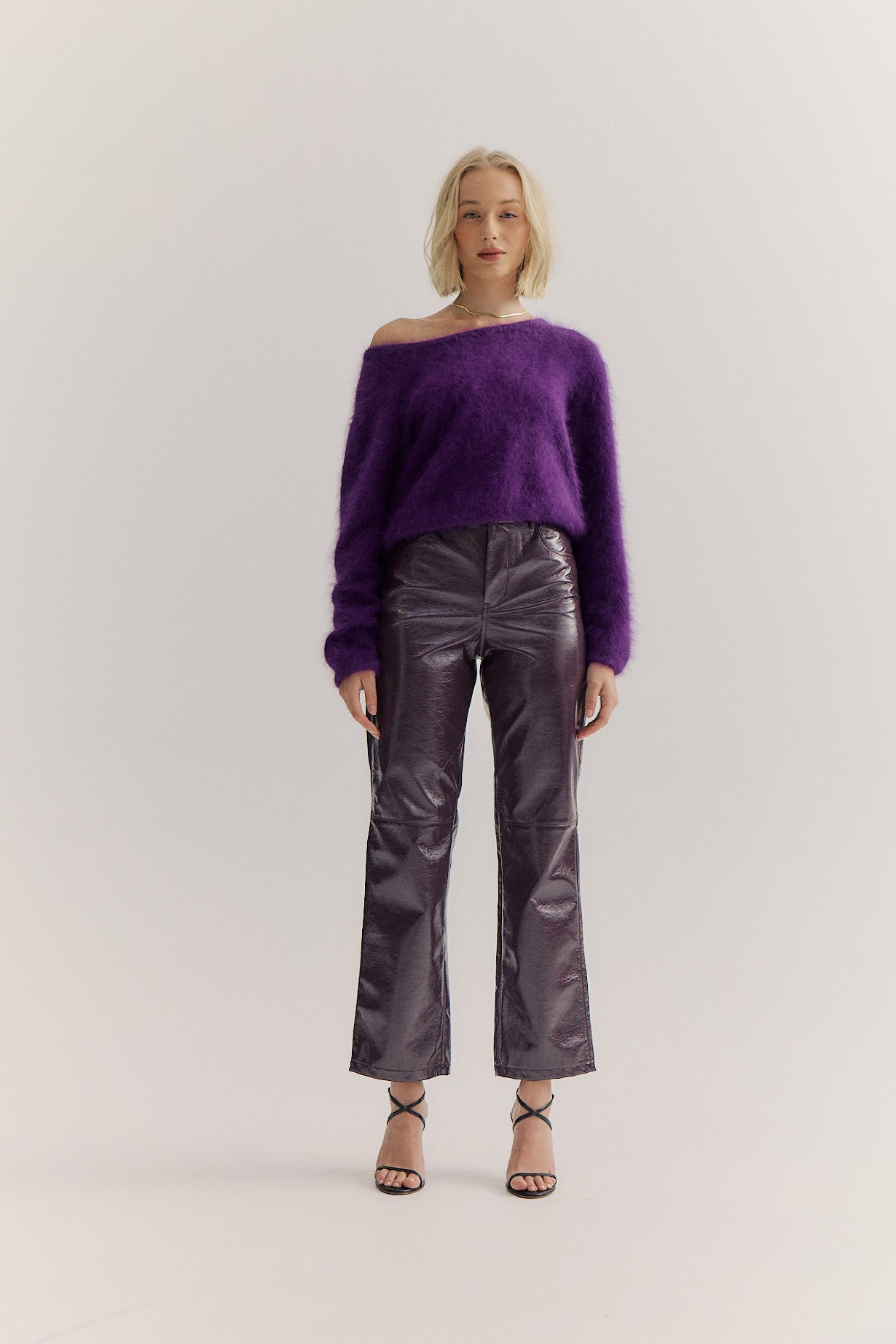 Stella Boat Neck Knit - Royal