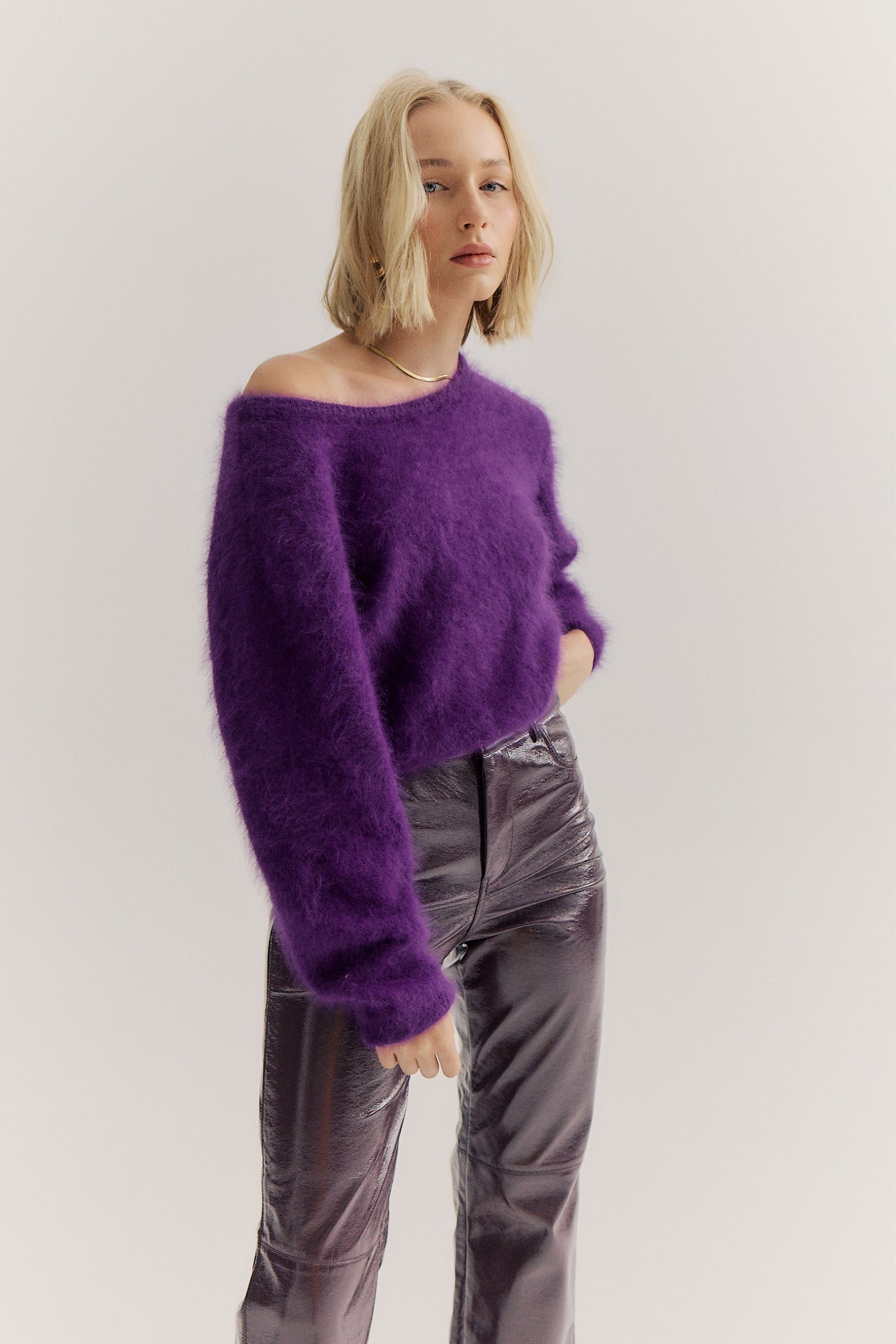 Stella Boat Neck Knit - Royal