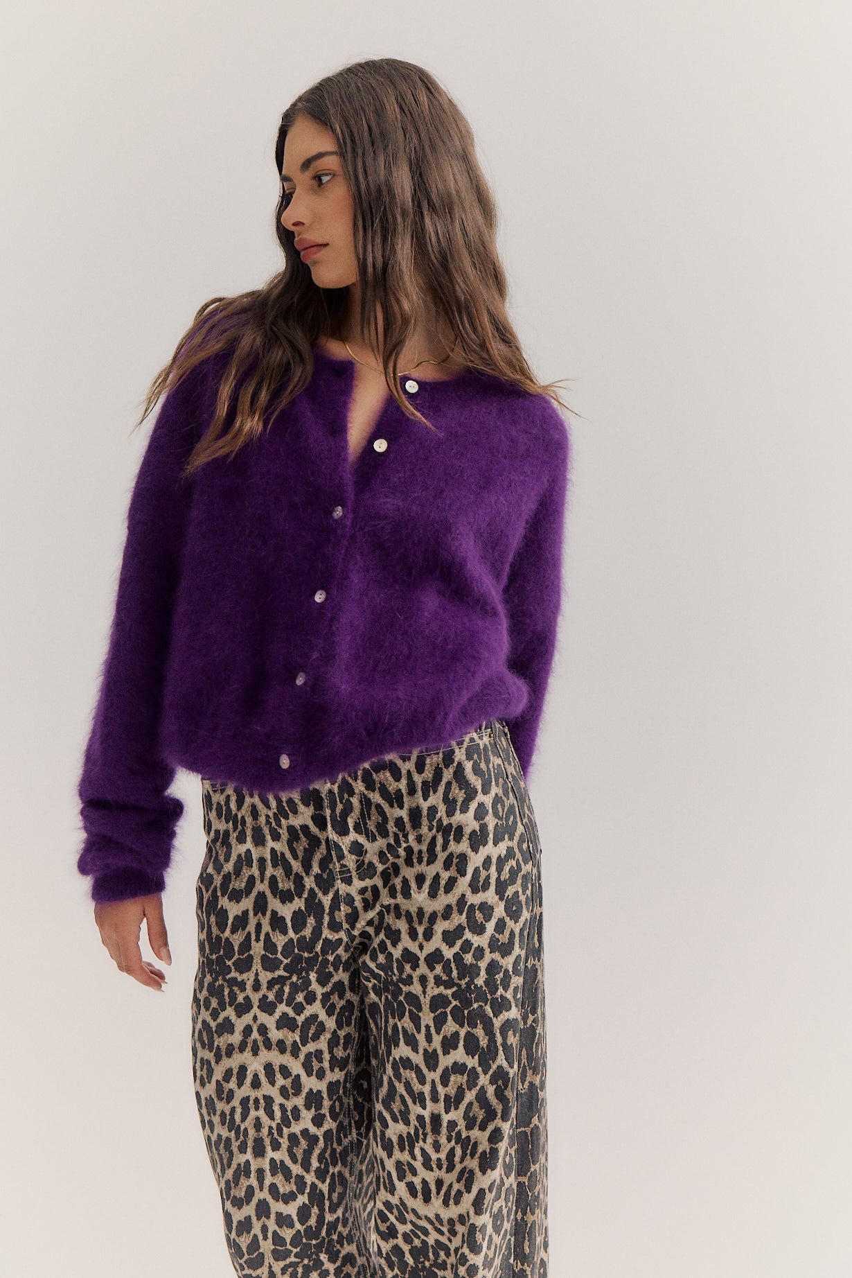 Frankie Crew Cardigan - Royal
