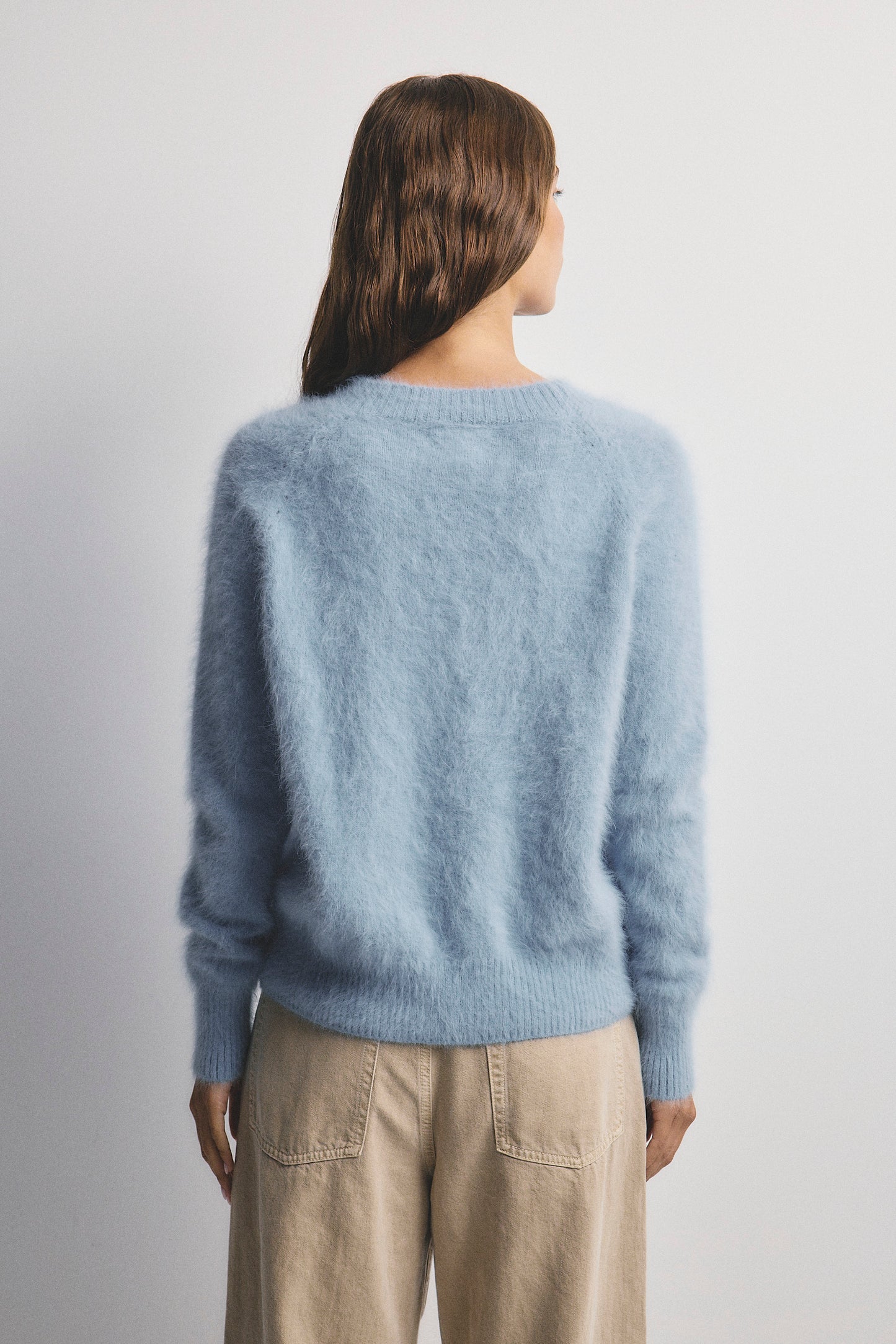 Adele Crew Neck Knit - Sky