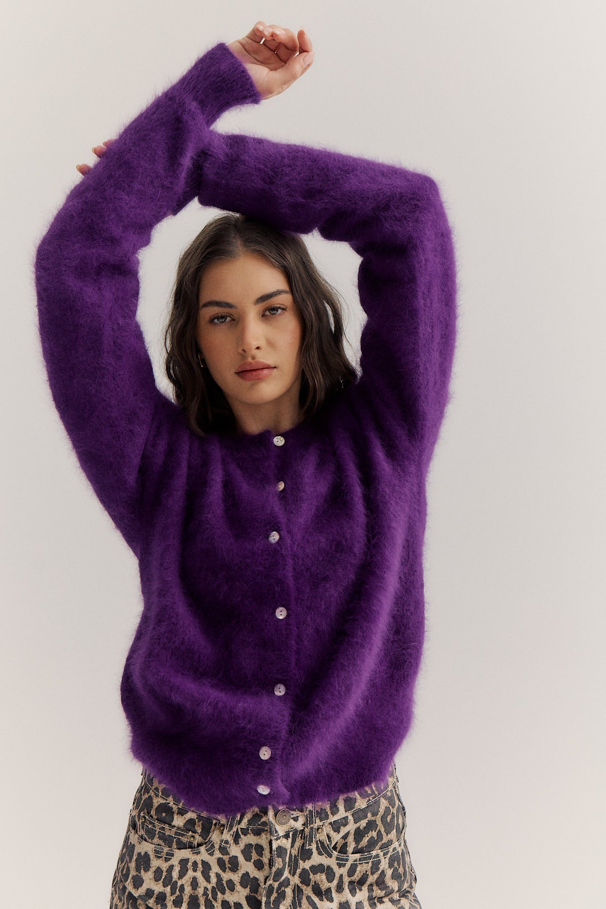 Frankie Crew Cardigan - Royal