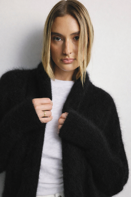 Zoe Open Cardigan - Black