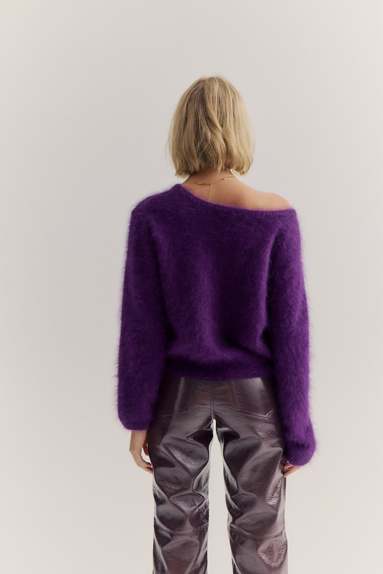 Stella Boat Neck Knit - Royal