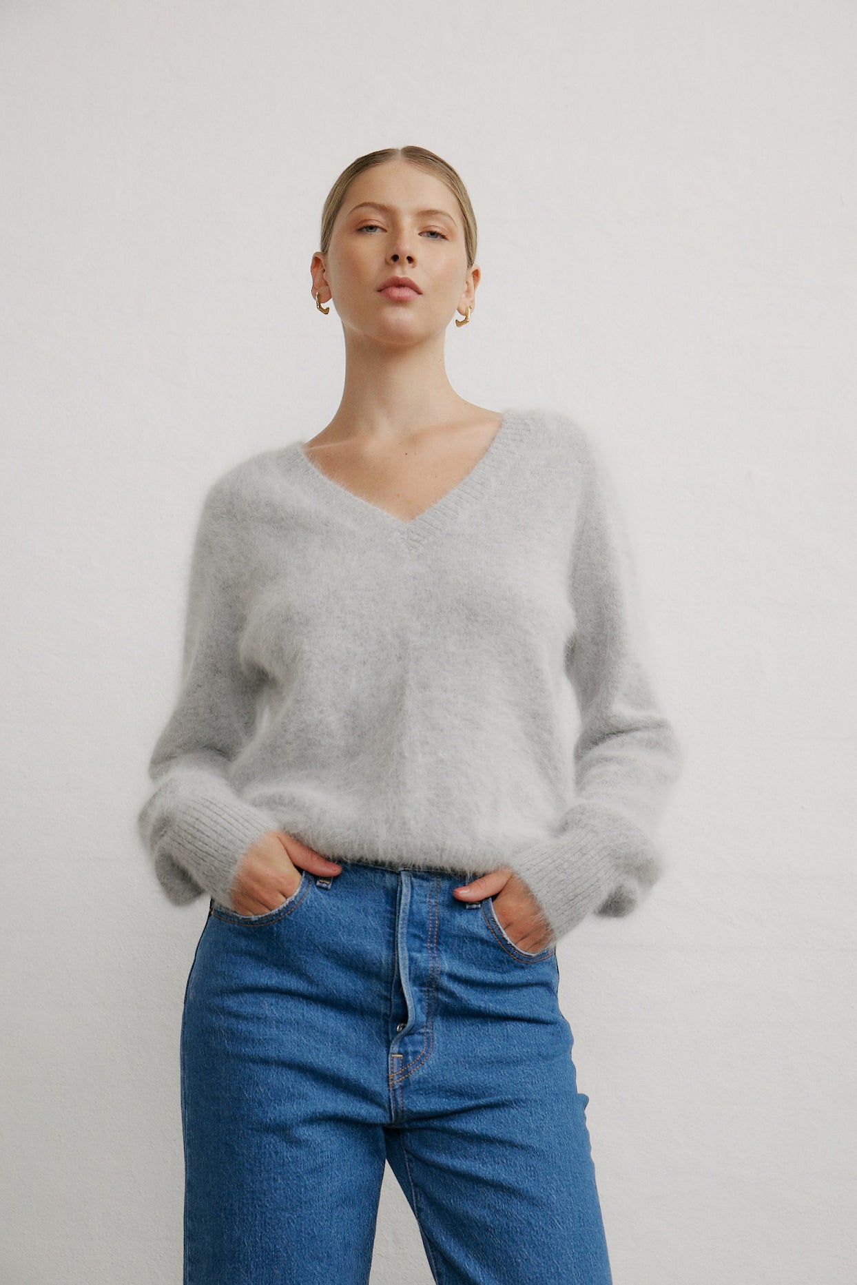 Isabella Knit - Light Grey