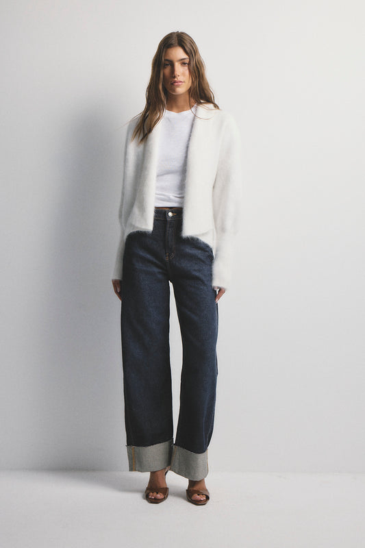 Zoe Open Cardigan - Snow