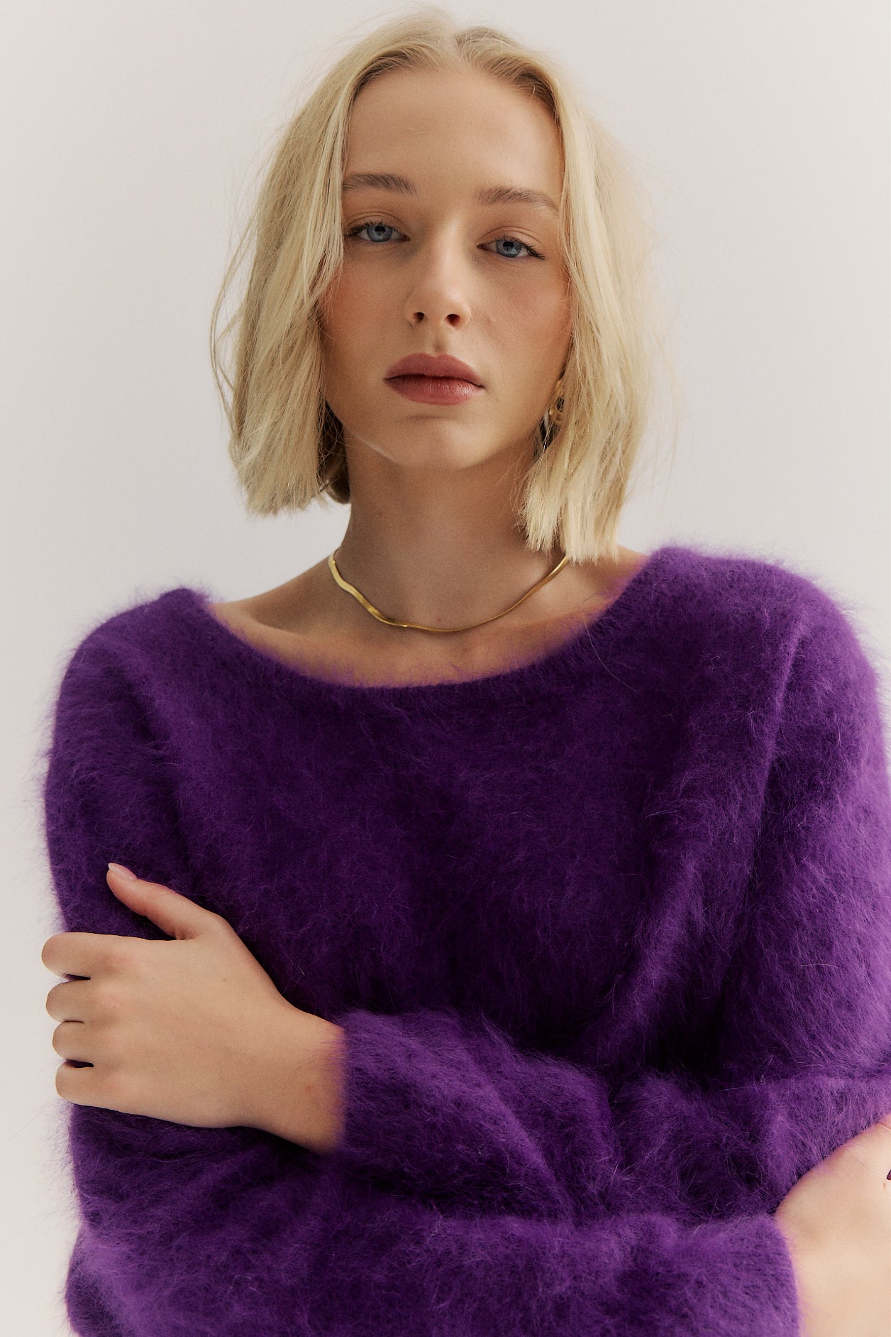 Stella Boat Neck Knit - Royal