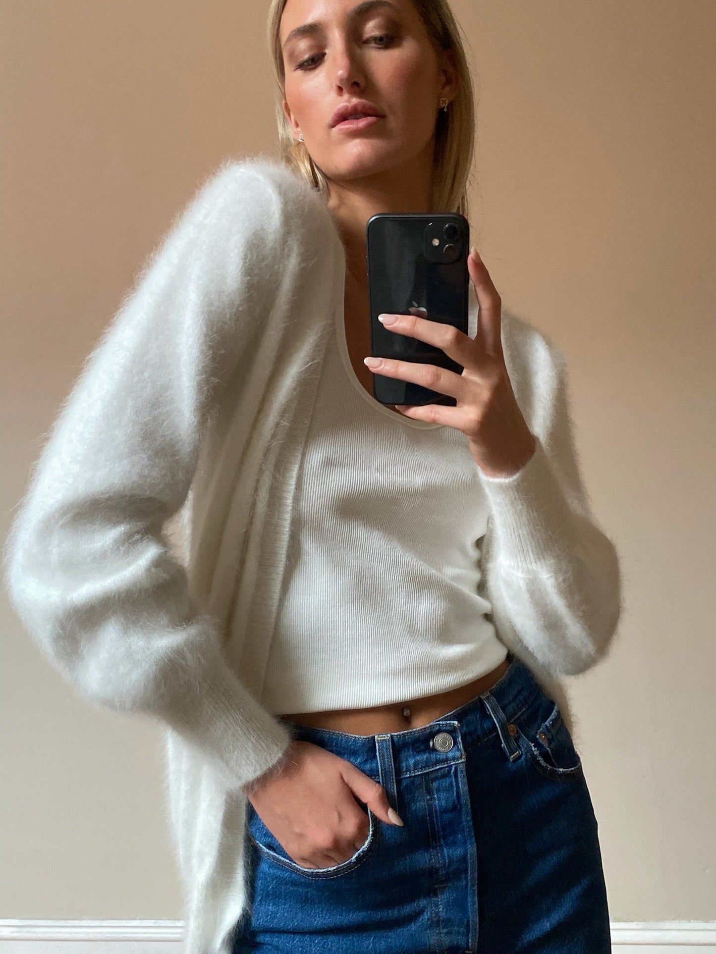 Ella Cardigan - Snow