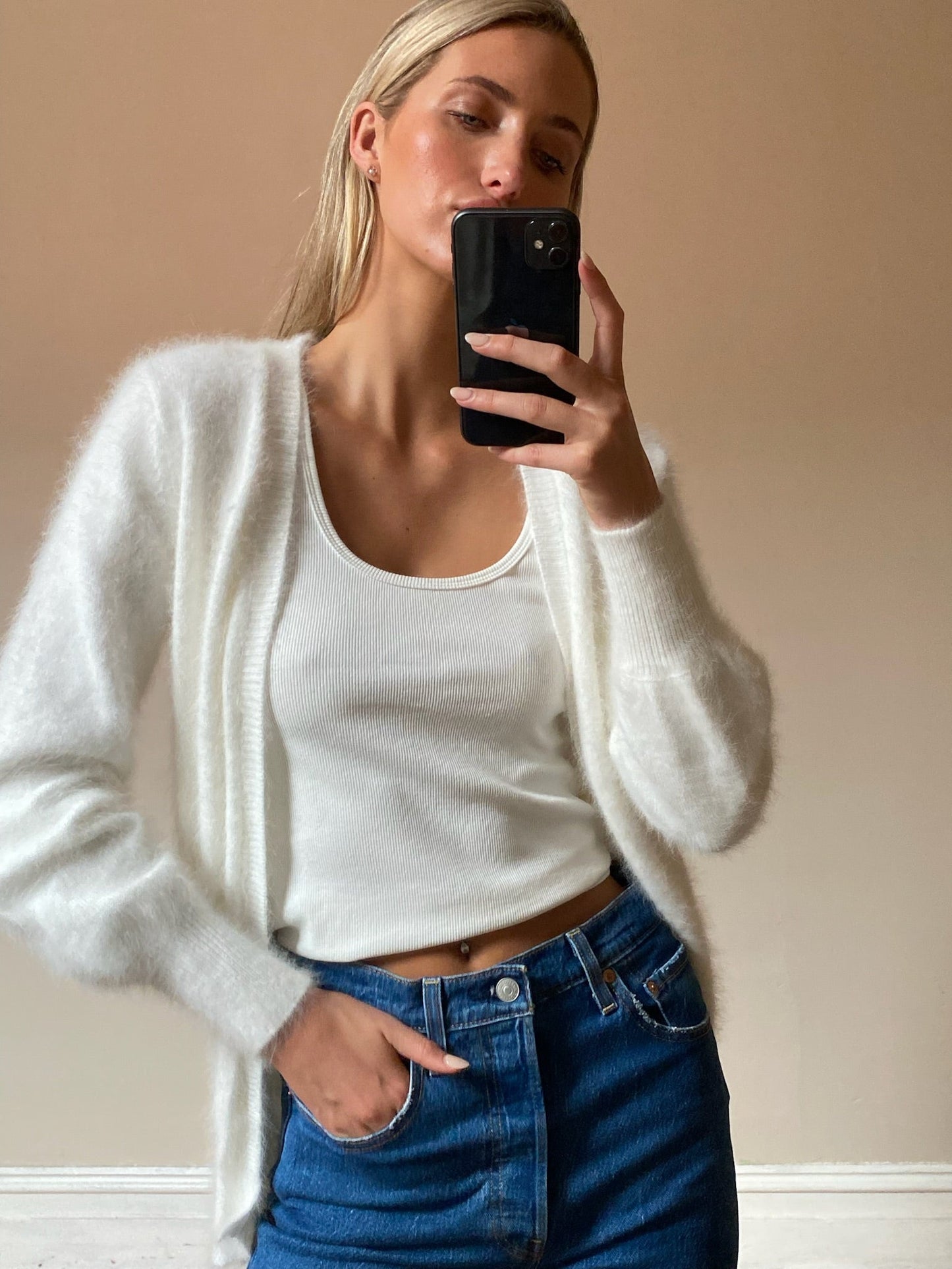 Ella Cardigan - Snow