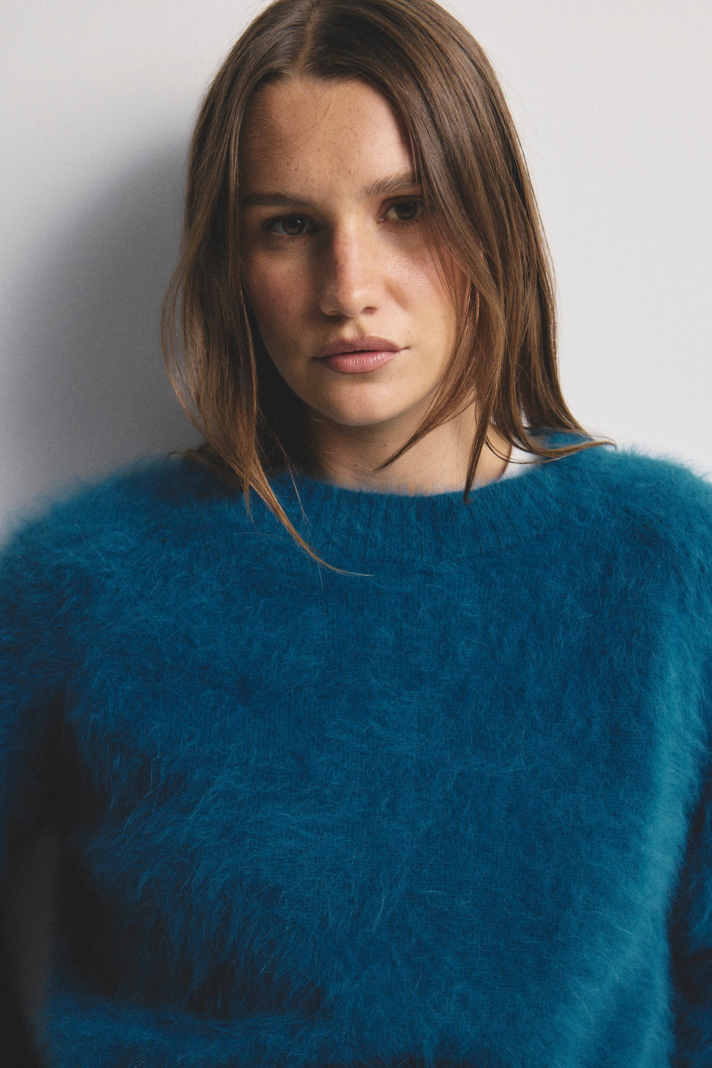 Adele Crew Neck Knit - Ocean