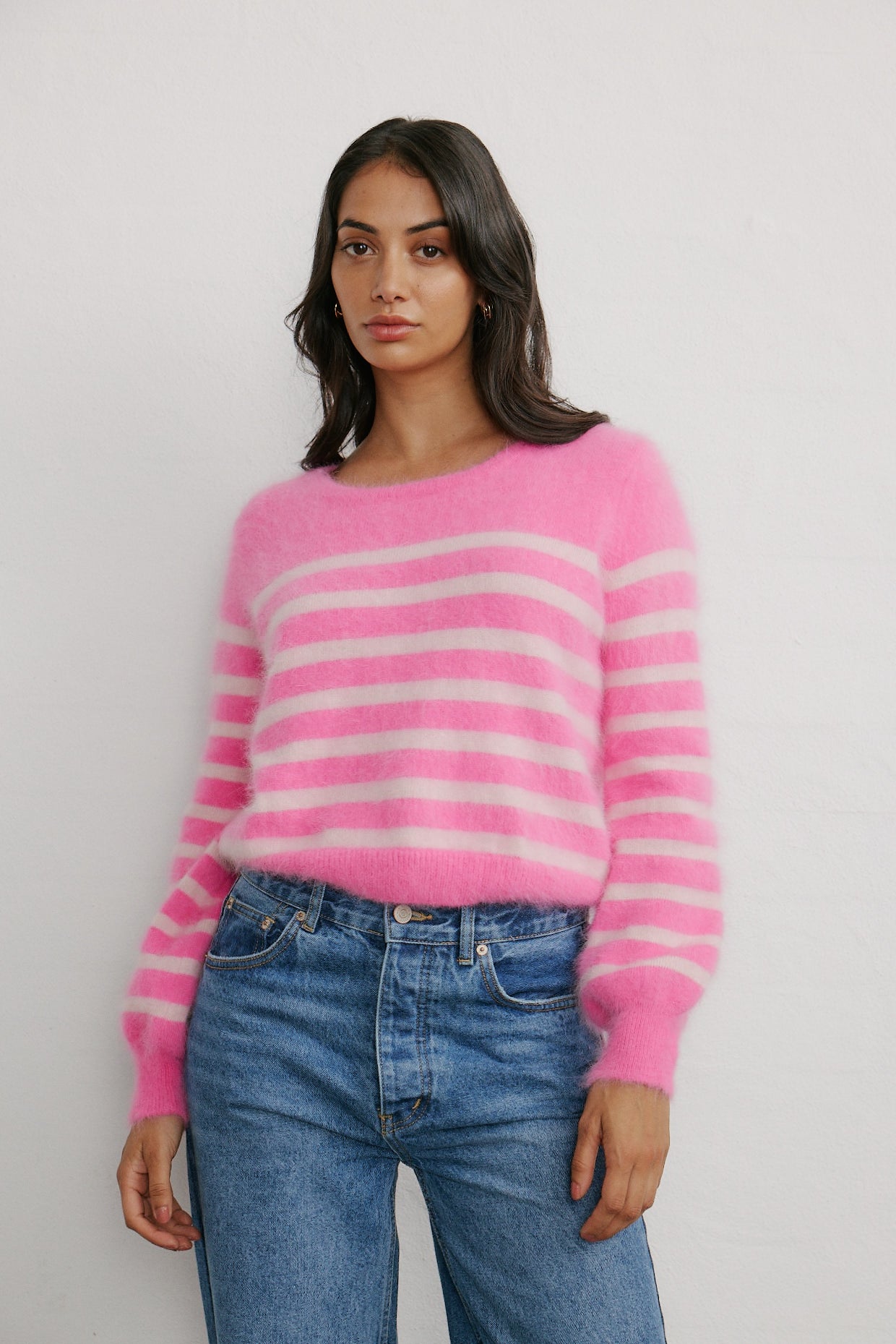 Tara Stripe Knit - Bloom