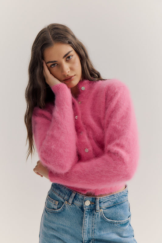 Bella Button up Cardigan - Bloom