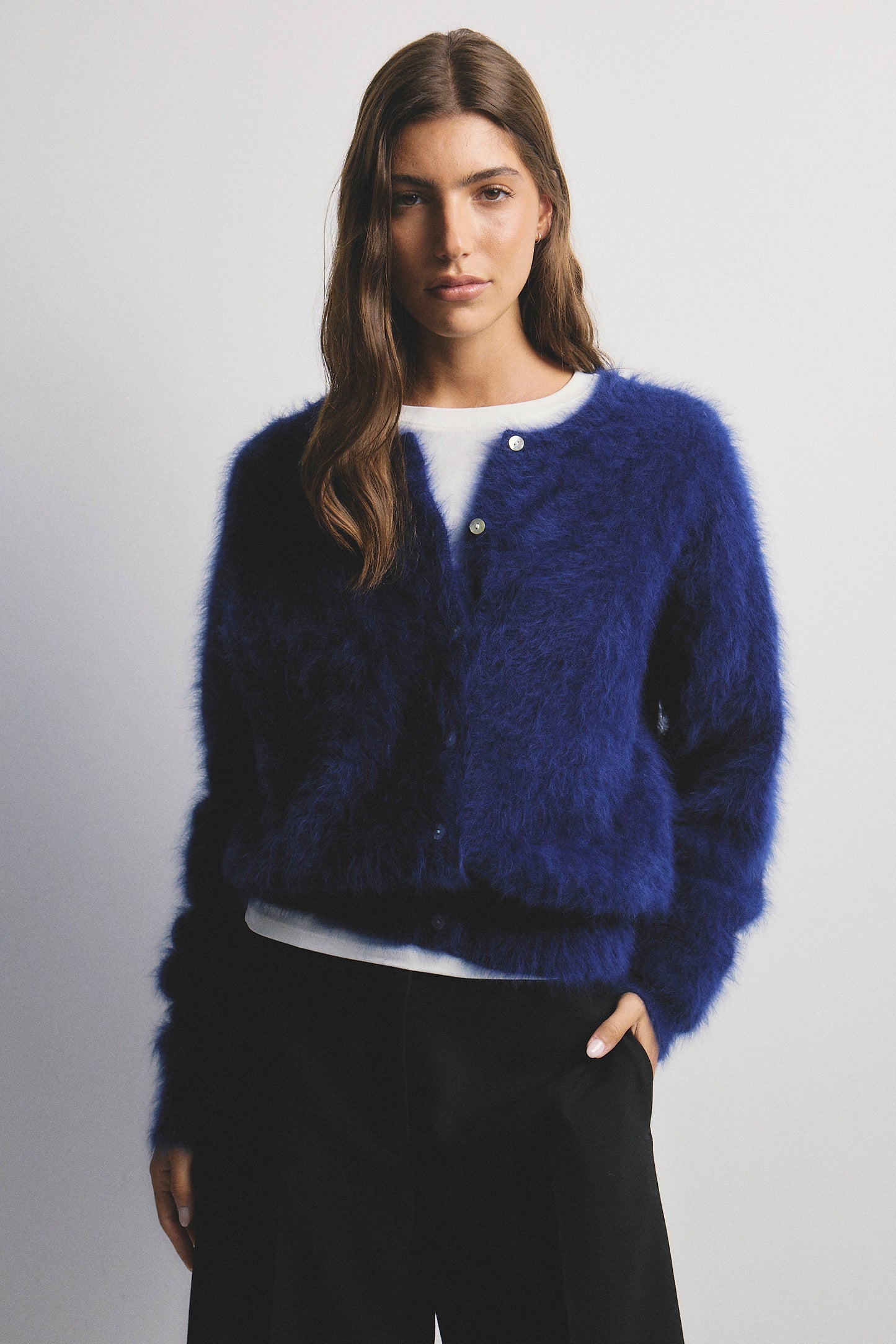 Frankie Crew Cardigan - Navy