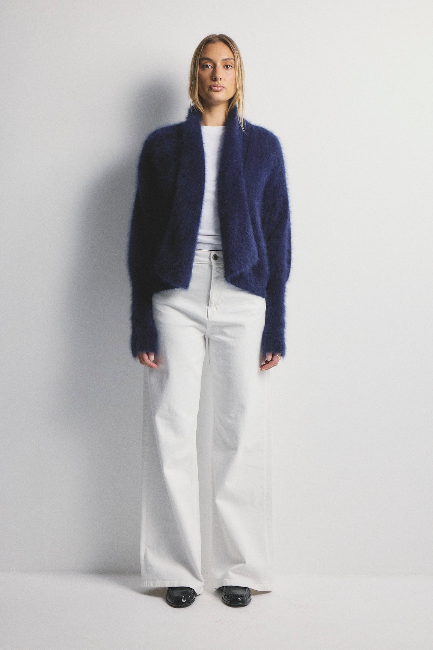 Zoe Open Cardigan - Navy