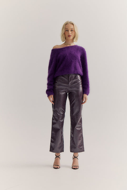 Stella Boat Neck Knit - Royal