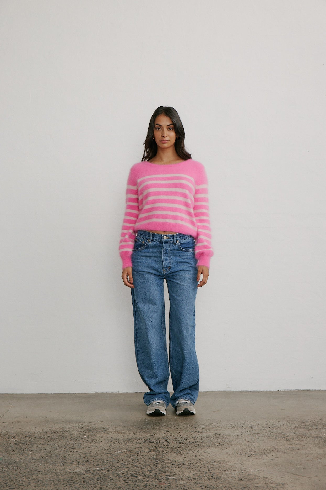 Tara Stripe Knit - Bloom