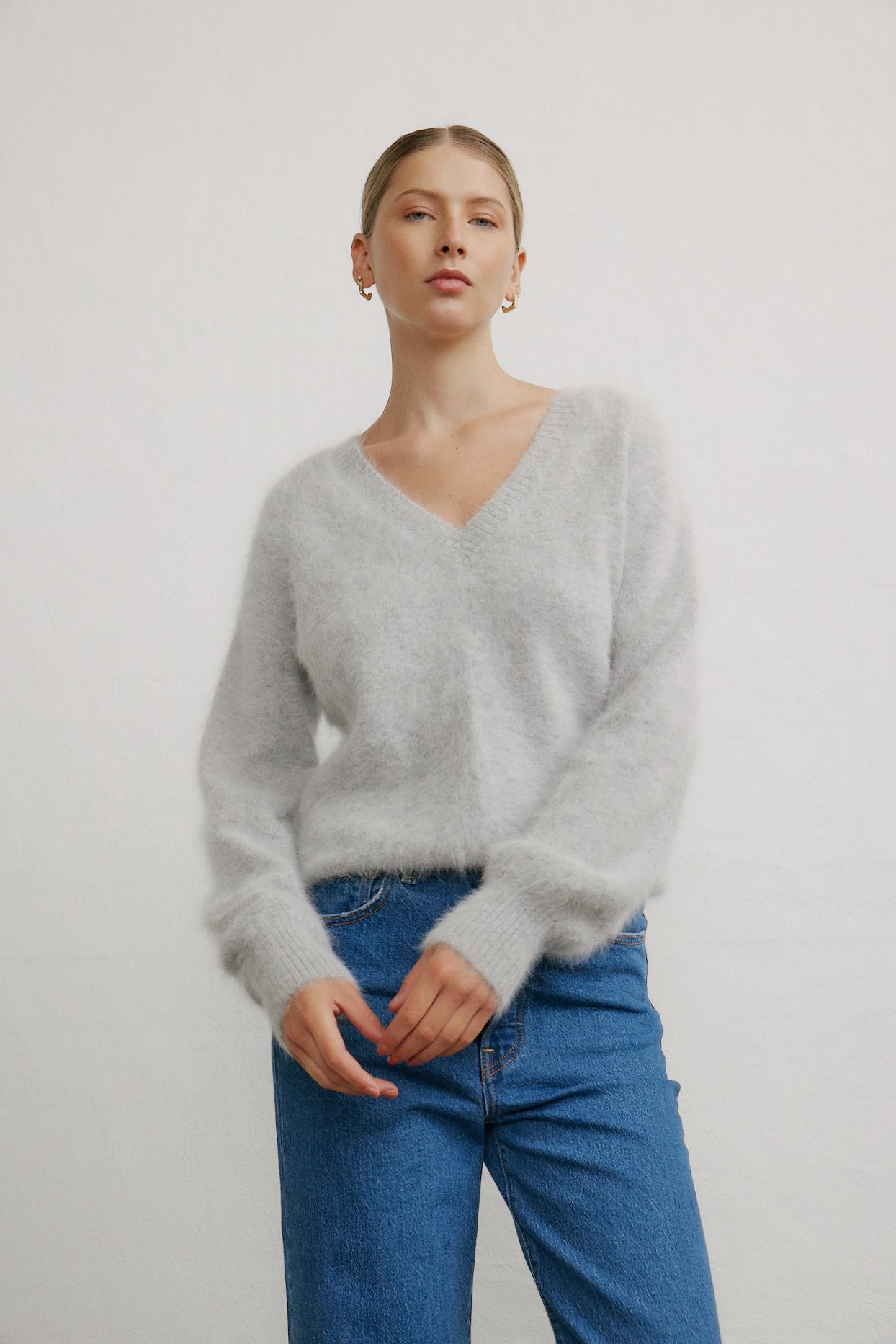 Isabella Knit - Light Grey