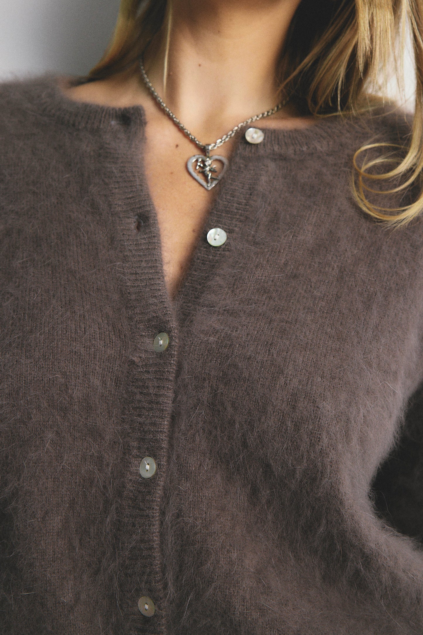 Frankie Crew Cardigan - Drift