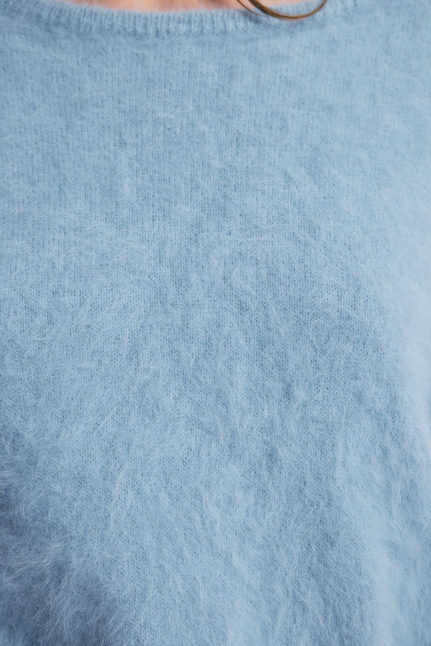 Stella Boat Neck Knit - Sky