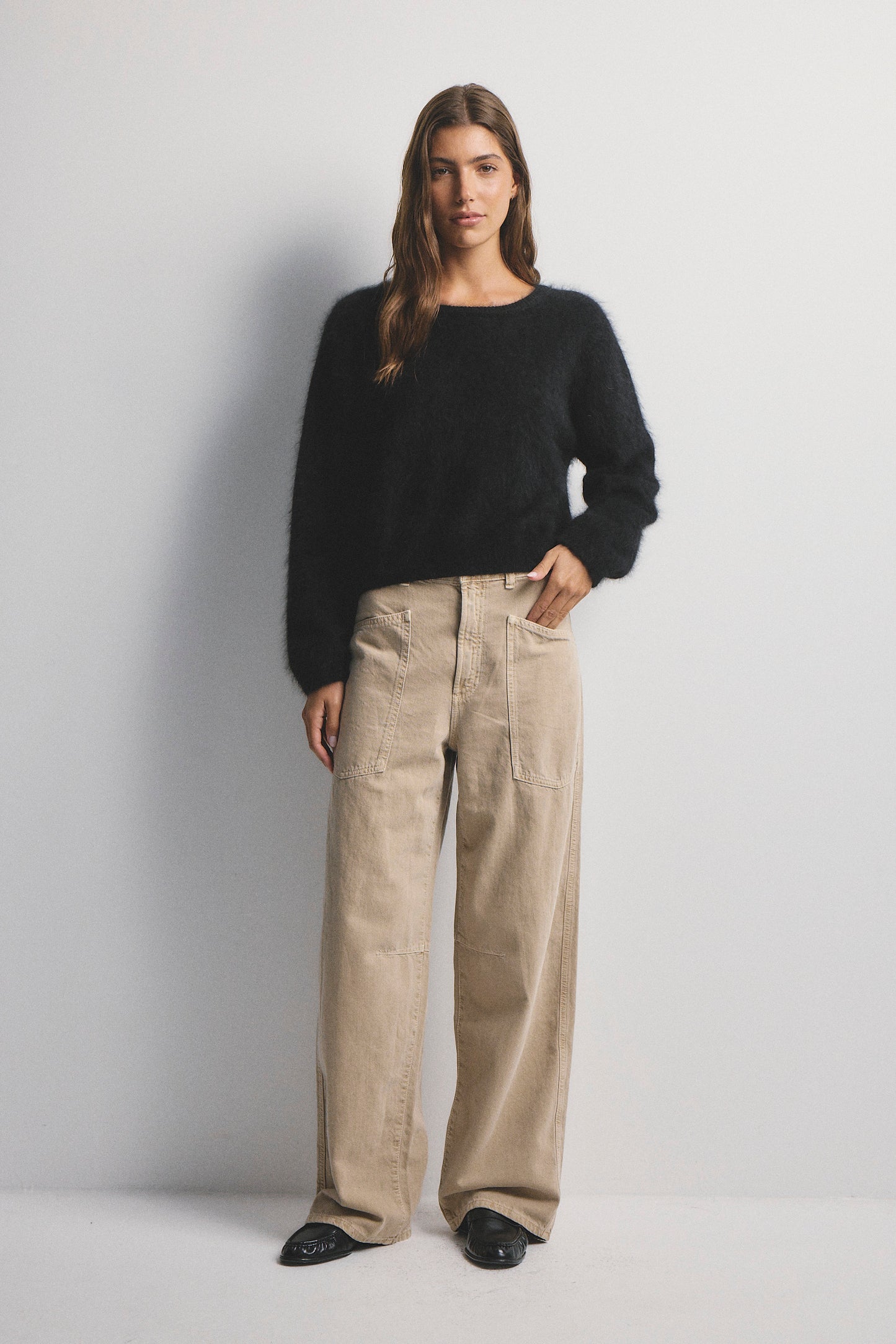 Stella Boat Neck Knit - Black