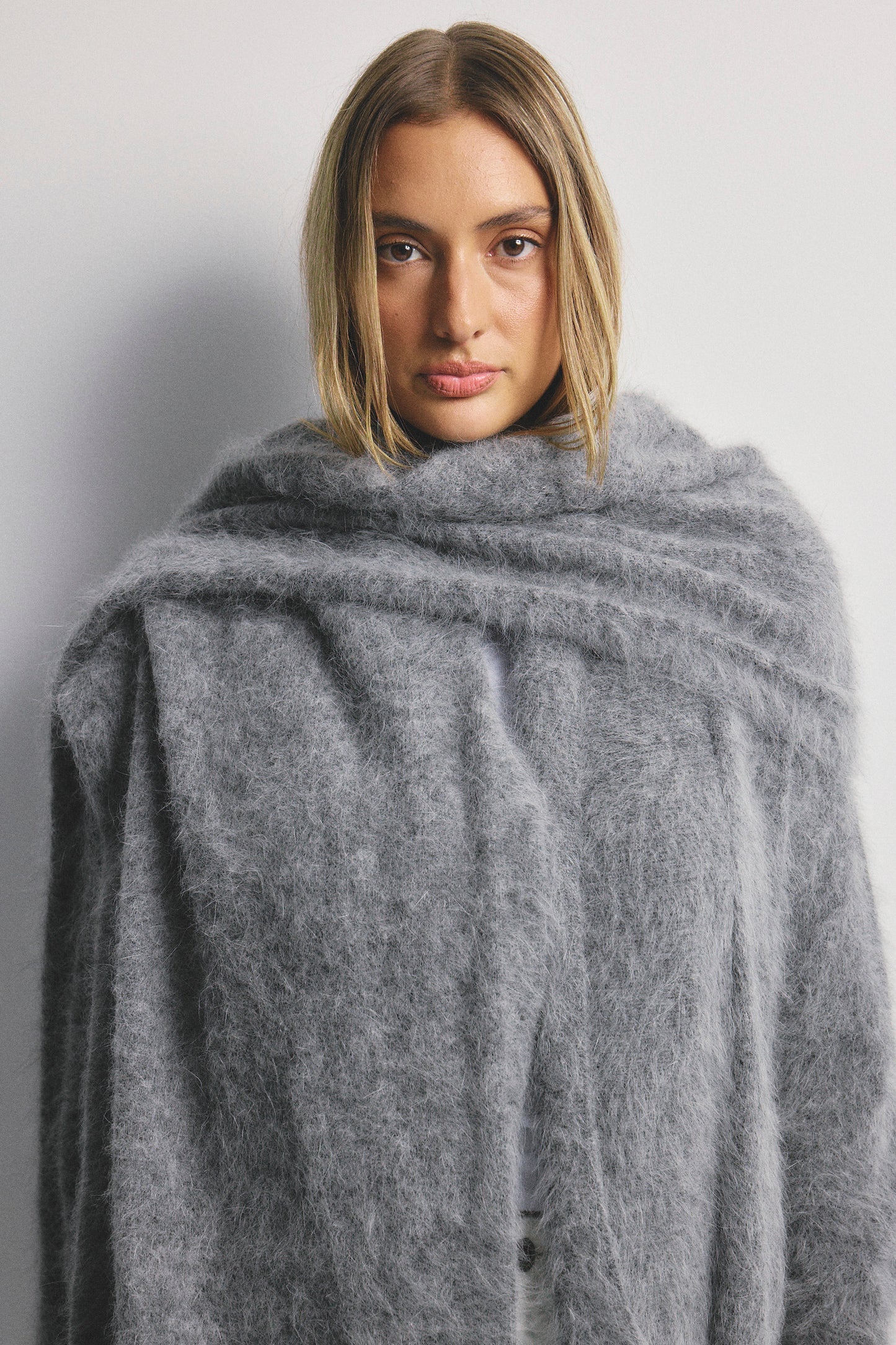 Zoe Open Cardigan - Charcoal