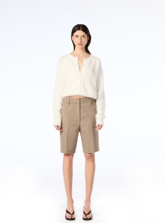 Frankie Crew Cardigan - Snow