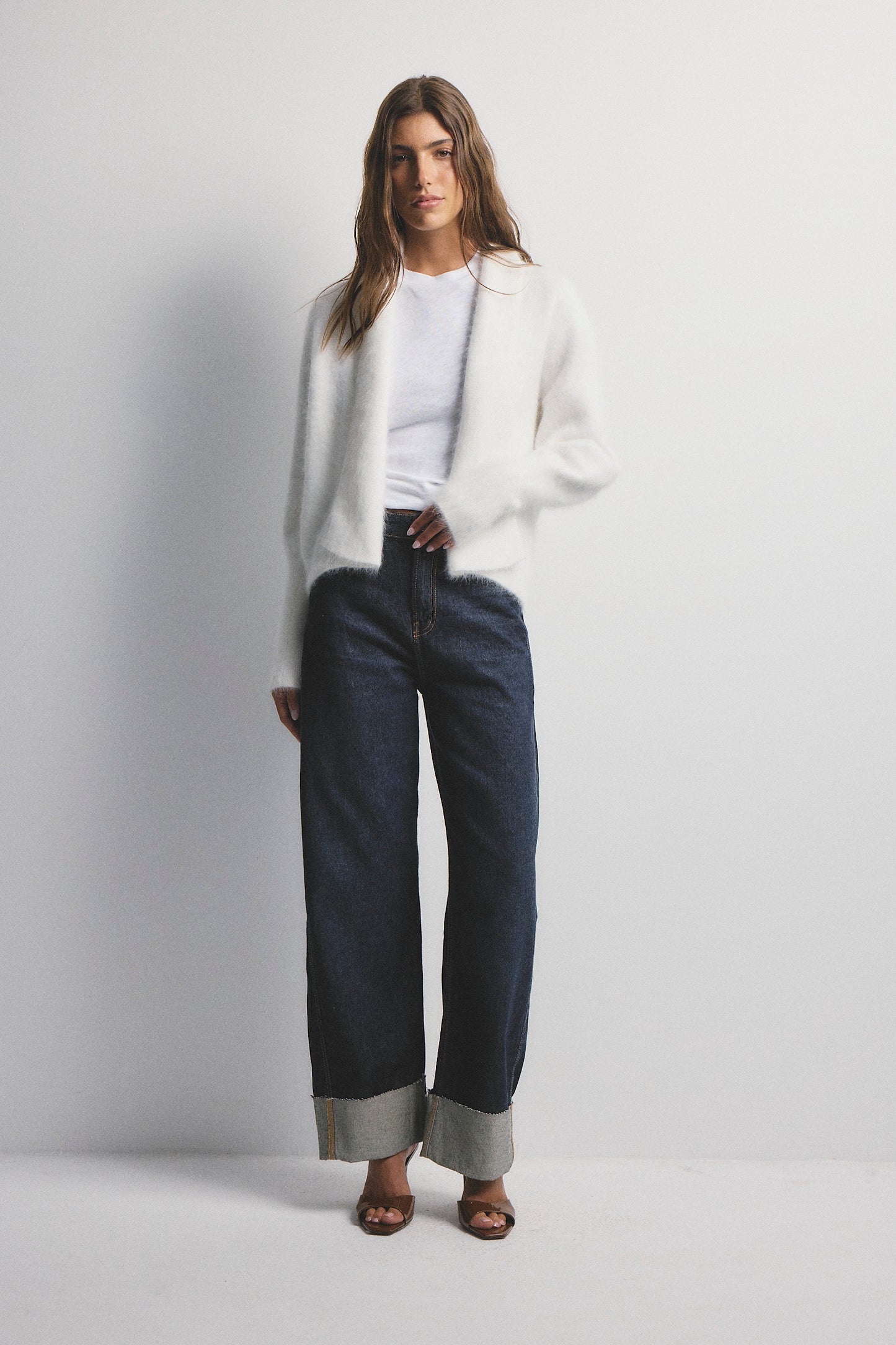 Zoe Open Cardigan - Snow