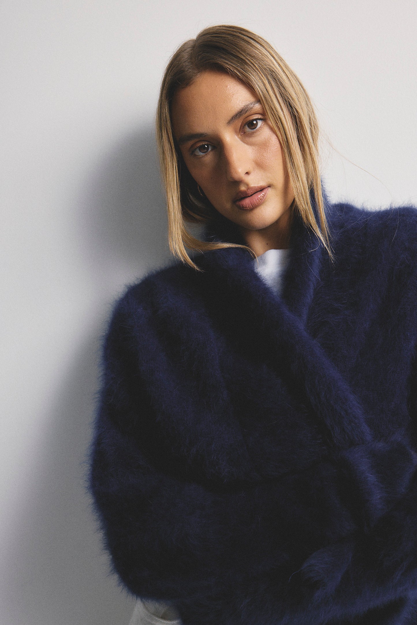 Zoe Open Cardigan - Navy