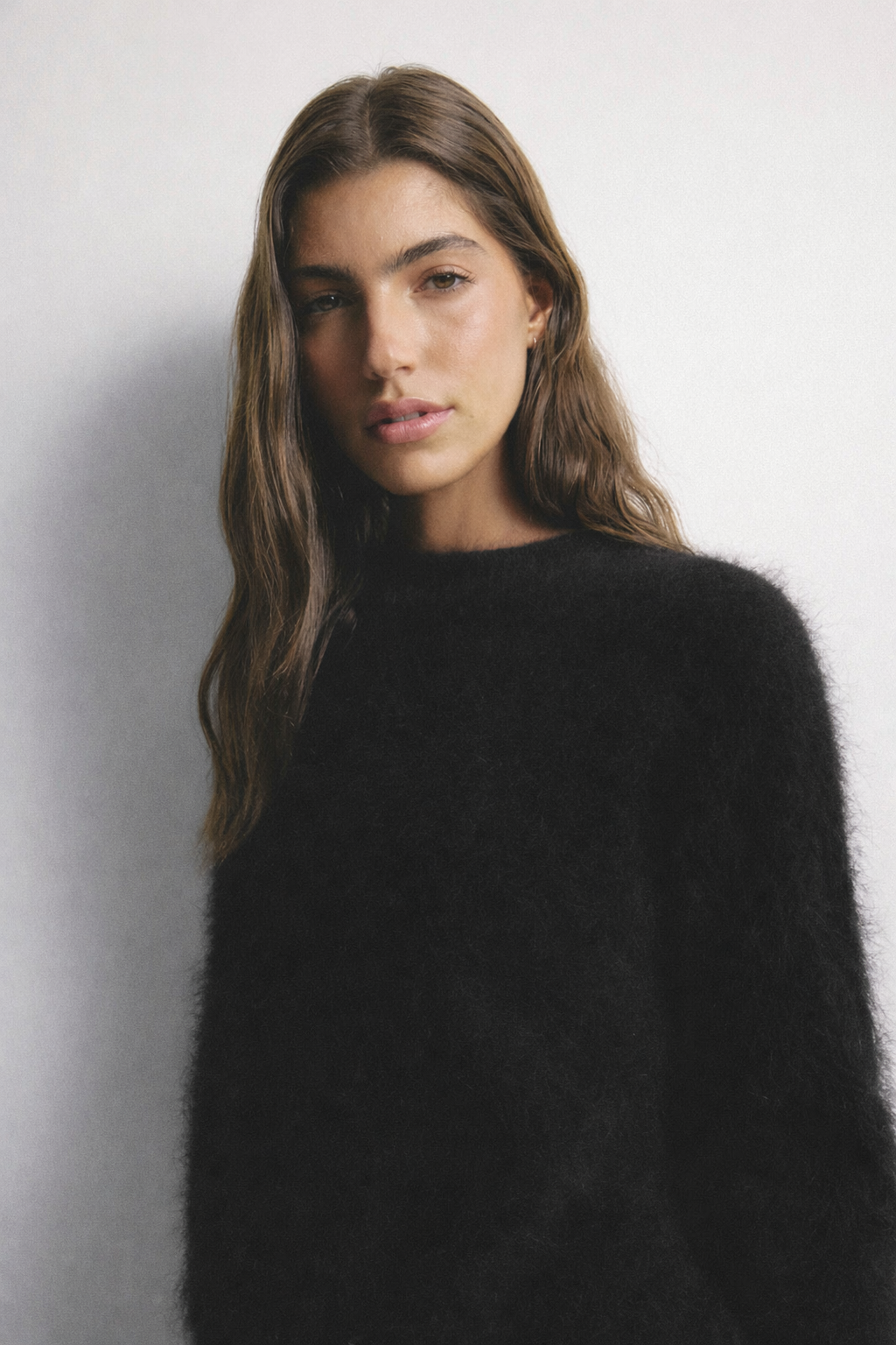 Adele Crew Neck Knit - Black
