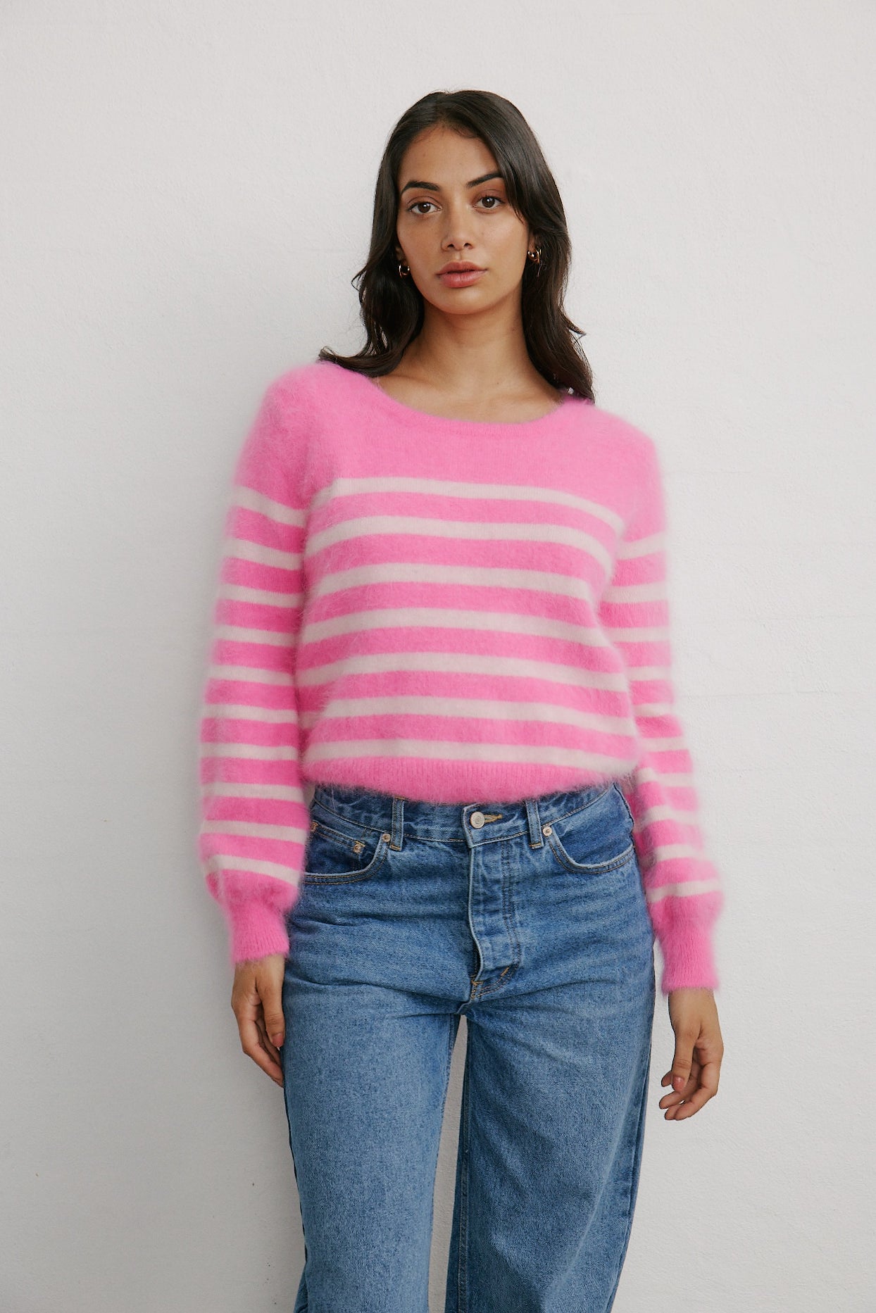 Tara Stripe Knit - Bloom