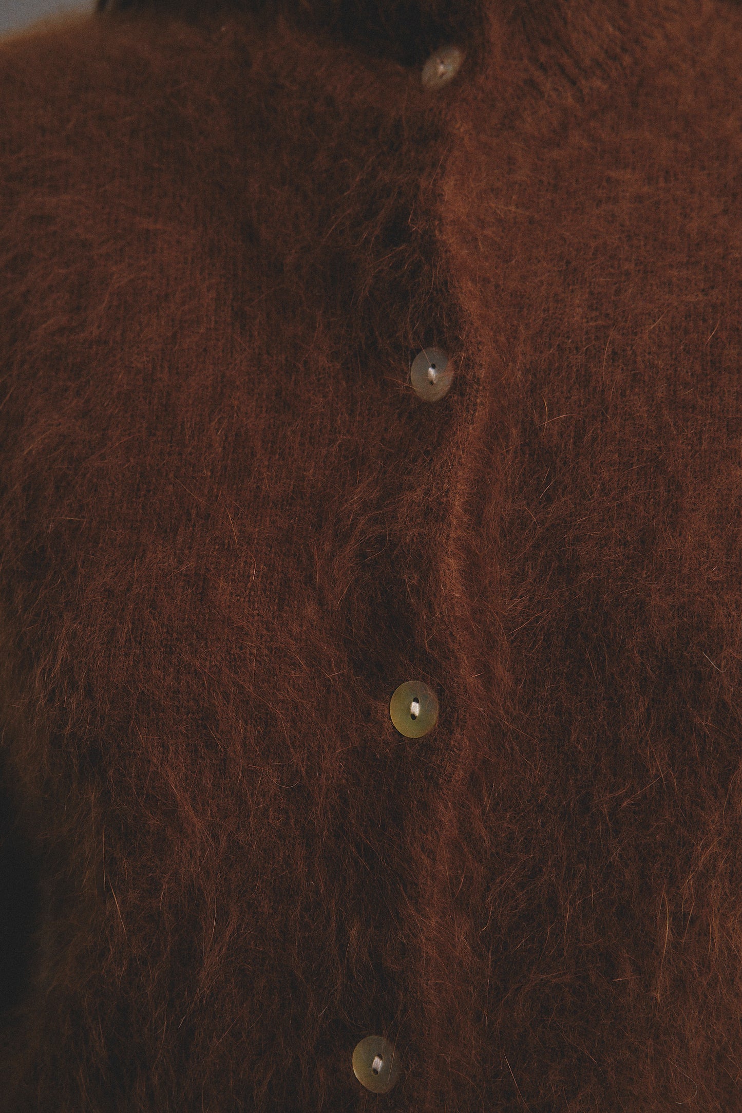 Bella Button up Cardigan - Chocolate