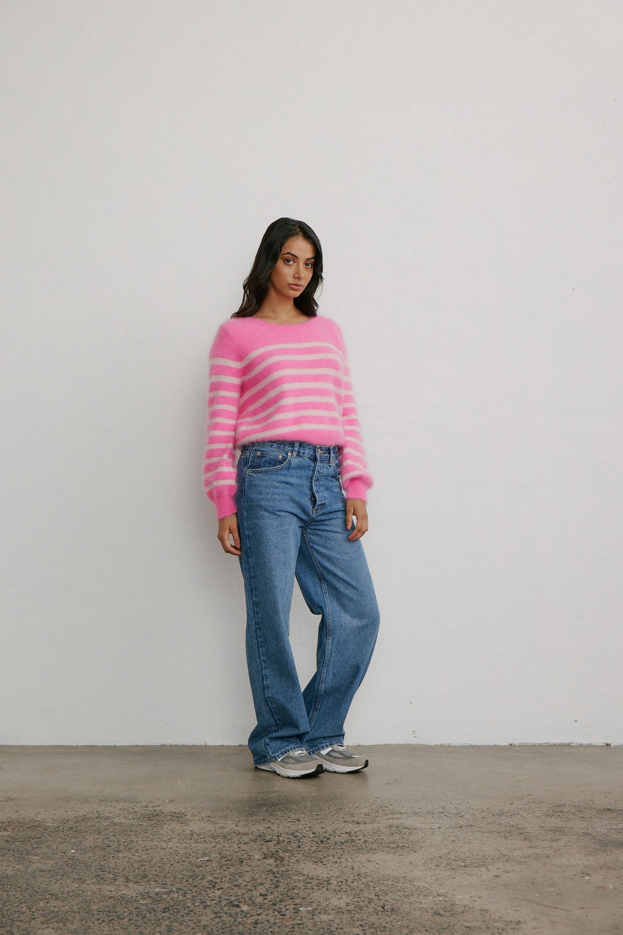 Tara Stripe Knit - Bloom