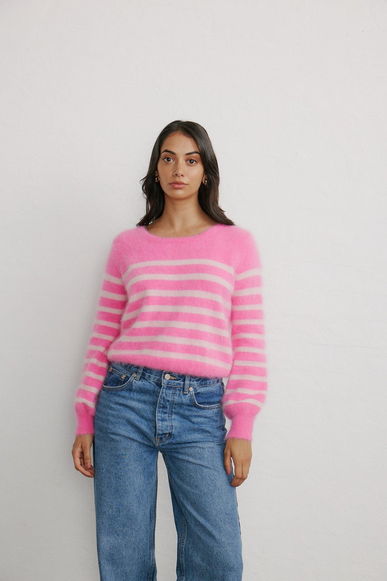 Tara Stripe Knit - Bloom