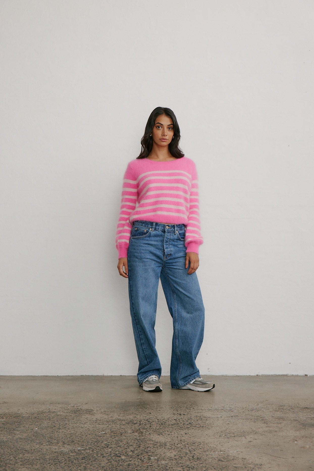 Tara Stripe Knit - Bloom