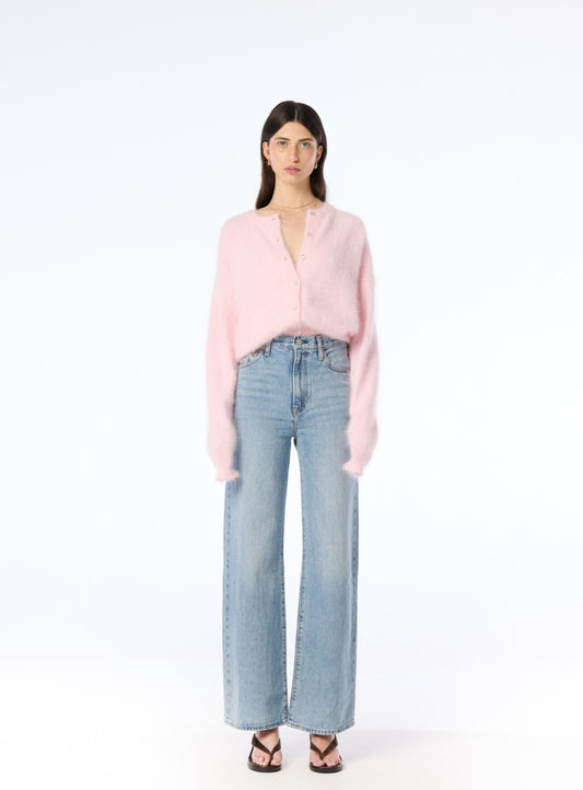 Frankie Crew Cardigan - Rosewater