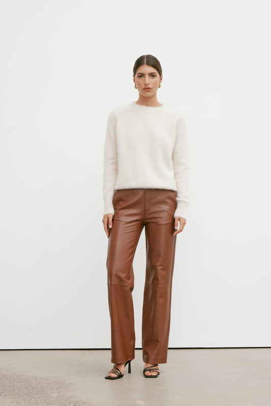 Adele Crew Neck Knit - Oatmeal